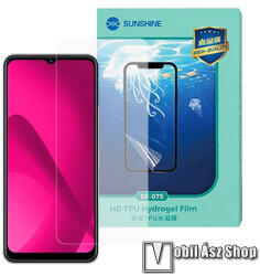 SUNSHINE Hydrogel TPU képernyővédő fólia - Ultra Clear, ÖNREGENERÁLÓ! - 1db, a teljes képernyőt védi - Telekom T Phone 2 5G (REVVL 7) (SUNS285799)