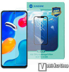 SUNSHINE Hydrogel TPU képernyővédő fólia - Ultra Clear, ÖNREGENERÁLÓ! - 1db, TOKBARÁT - Xiaomi Redmi Note 11 4G (SUNS285721)