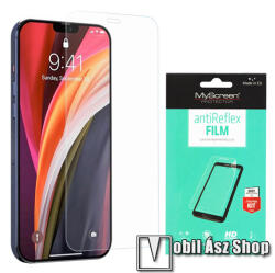 MyScreen ANTIREFLEX képernyővédő fólia - 1db, törlőkendővel, ujjlenyomatmentes, tükröződésmentes, A képernyő sík részét védi! - APPLE iPhone 12 Pro Max