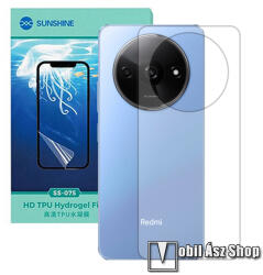 SUNSHINE Hydrogel TPU hátlapvédő fólia - 1db, Ultra Clear - Xiaomi Redmi A3 / Poco C61 (SUNS285878)