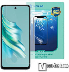 SUNSHINE Hydrogel TPU képernyővédő fólia - Ultra Clear, ÖNREGENERÁLÓ! - 1db, a teljes képernyőt védi - Tecno Spark 20 (KJ5) (SUNS285828)