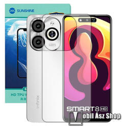 SUNSHINE Hydrogel TPU hátlapvédő fólia - 1db, Ultra Clear - Infinix Smart 8 HD (X6525) (SUNS285987)