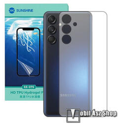 SUNSHINE Hydrogel TPU hátlapvédő fólia - 1db, Ultra Clear - SAMSUNG Galaxy M55 5G (SM-M556B/DS) (SUNS285893)