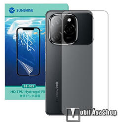 SUNSHINE Hydrogel TPU hátlapvédő fólia - 1db, Ultra Clear - Tecno Spark 20 Pro (KJ6) (SUNS285825)