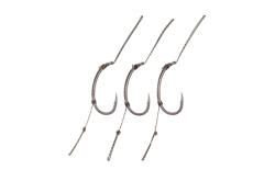 Korda Loop Rigs Klor 2 Füles, Szakállas 50lb Fonott Előkötött Horog 3db (KRR011)