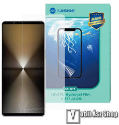 SUNSHINE Hydrogel TPU képernyővédő fólia - Ultra Clear, ÖNREGENERÁLÓ! - 1db, TOKBARÁT - SONY Xperia 1 VI (XQEC54/XQ-EC72) (SUNS285736)