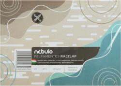 Nebulo Nebulo: Félfamentes rajzlap A/4 120gr ragasztott 20 ív/csomag fóliába (P-RFFM-A4/20-FOLIA)