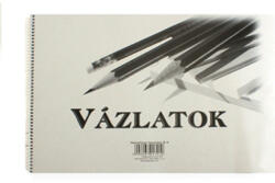 Iskola Vázlatfüzet famentes fehér lapokkal B/4-es méret (1791-017910)
