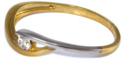 Ékszershop Bicolor köves arany gyűrű - ekszershop - 77 615 Ft