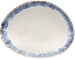 COSTA NOVA Brisa farfurie ovală, ria albastră, lungime: 154 mm