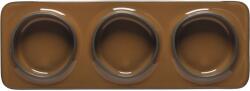 COSTA NOVA Farfurie plată dreptunghiulară Costa Nova Ambar, cu 3 compartimente, caramel, lungime: 280 mm