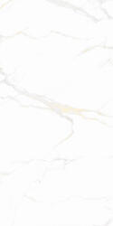 Anka Seramik Gresie portelanata tip marmura Carrara Classic Gold CLA4 60x120 cm alb, finisaj lucios (8698853149810)