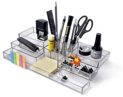 Panta Plast Írószertartó, PANTA PLAST, áttetsző (0403-0064-00) - bestoffice