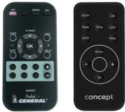 General Concept QH4000, QH4001 - telecomandă duplicat