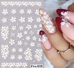  Körömmatrica - Pro. 026 virág