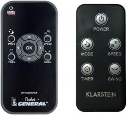 General KLARSTEIN Skyscraper - telecomandă pentru ventilator duplicat