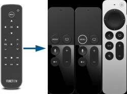 înlocuitoare APPLE TV Remote SIRI FUNCTION 101 - telecomandă - înlocuitoare