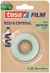 Ragasztószalag 19mmx33m irodai átlátszó újrahasznosított Tesa Eco & Crystal (59036-00000-00)