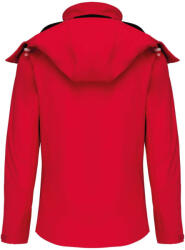 Kariban Női kapucnis softshell dzseki, Kariban KA414, Red-4XL (ka414re-4xl)