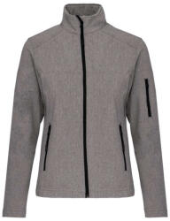 Kariban Női 3 rétegű softshell dzseki, Kariban KA400, Marl Grey-S (ka400mgr-s)