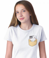  Zsebminta Alamuszi Cica - Gyerek Póló (704883)