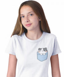  Zsebminta Ravasz Cica - Gyerek Póló (446266)
