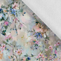 Takoy Konfekciós bordás Jersey Takoy elmosódott virágok olajfestmény