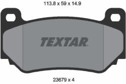 TEXTAR set placute frana, frana disc TEXTAR 2367901
