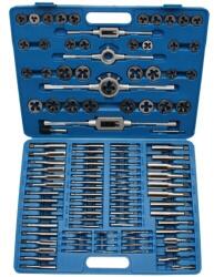 BGS technic Комплект инчови и метрични плашки и метчици, 110 броя; bgs technic 900