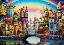 Yazz - Puzzle Orașul Curcubeului - 1 000 piese