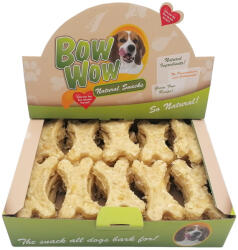 Bow Wow Recompense pentru caini Bow Wow, Os natural, ficat de pasare si Yucca, 30 bucati (BW301A)