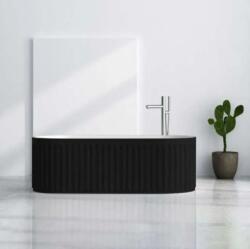 Diplon Cada freestanding ovala din compozit BT8101 NegruMat (BT8101 MATT BLACK)