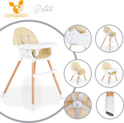 Cangaroo Gelato fa etetőszék 2in1 bézs (110751)