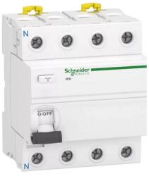 Schneider Electric Áram-védőkapcsoló (Fi- relé) analóg 4P 63A 30mA, AC típus, 10kA Acti 9 ilD