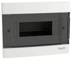 Schneider Electric Kiselosztó PE/N-sínnel 1x 8M süllyesztett fehér IP40 átlátszó teli ajtó EASY9 EU