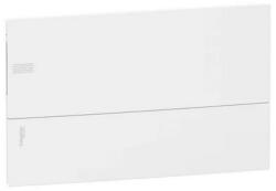 Schneider Electric Kiselosztó PE/N-sínnel műanyag 1x 18M süllyesztett fehér IP40 ajtó Mini Pragma