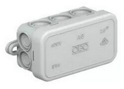 Obo Kötődoboz falonkívüli műanyag 43mm x 80mm 36mm szürke IP55 A 6