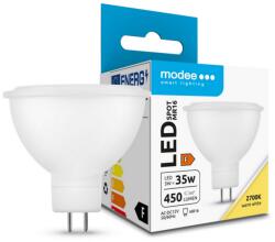 Modee LED lámpa spot tükrös MR16 5W- 35W GU5.3 400lm 827 220-240V AC 25000h 100° 2700K