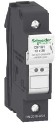 Schneider Electric Biztosítós szakaszoló sorolható 32A 1P 10x38mm-betét 690V 1M kalapsínre TeSys DF1