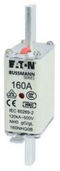 Eaton NH biztosítóbetét NH0 160A gL/gG 500V AC 120kA kombikijelző-kioldásjelzéssel Bussmann EATON
