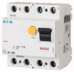 Eaton Áram-védőkapcsoló (Fi- relé) analóg 4P 63A 30mA, A típus, 6kA