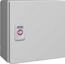 Rittal Szekrény E-Box falonkívüli 200mmx 200mmx 120mm acél IP66 csavargyűrűvel KX 1549.000 Rittal