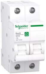 Schneider Electric Kismegszakító 2P C 6A 4.5kA Resi9 F Schneider