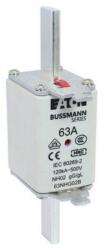 Eaton NH biztosítóbetét 63A gL/gG 500V AC 120kA kombikijelző-kioldásjelzéssel Bussmann EATON - villanyaszbolt - 2 482 Ft