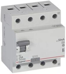 Legrand Áram-védőkapcsoló (Fi- relé) analóg 4P 25A 30mA, A típus, 10kA RX3