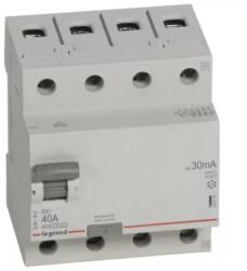 Legrand Áram-védőkapcsoló (Fi- relé) analóg 4P 40A 30mA, A típus, 10kA RX3