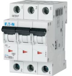 Eaton Kismegszakító 3P C 25A 6kA PL6-C25/3 Eaton