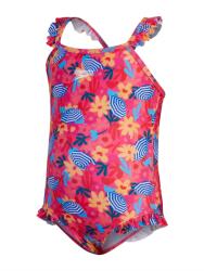Speedo Цял бански girls digital frill thinstrap swimsuit