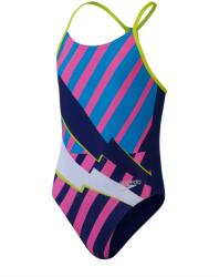 Speedo Цял бански girls placement lane line back