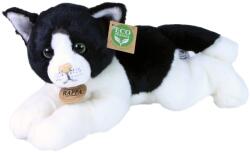 Rappa Jucărie de pluș Rappa Eco Friends - Pisică alb-negru culcată, 30 cm (203938)